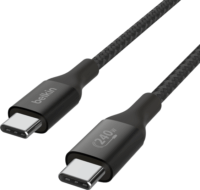 Belkin Boost Charge USB-C apa - USB-C apa 2.0 Adat és töltő kábel - Fekete (1m)