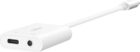 Belkin RockStar USB-C apa - USB-C/3.5mm Jack anya Adapter