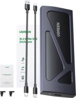 Ugreen CM578 M.2 NVMe USB 3.2 Gen 2 Type-C Külső SSD ház - Fekete