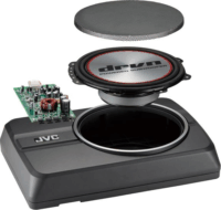 JVC CW-DRA8 150W Erősítővel ellátott mélyláda ultra-lapos kivitelben