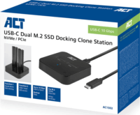 ACT AC1502 HDD/SSD Dokkoló és klónozó állomás (USB 3.2 Gen 2 Type-C - NVMe)
