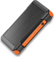 Alcor SD10000 Solar & Dynamo Power Bank 10000mAh - Fekete/Narancssárga