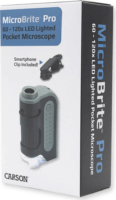 Carson MM-350 MicroBrite Pro LED Zsebmikroszkóp Mobiltelefon Adapterrel