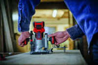 Einhell TP-RO 18 Li BL Solo Akkumulátoros Felsőmaró (Akku és töltő nélkül)