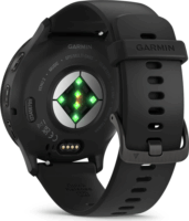 Garmin Venu 3 (45 mm) Okosóra - Fekete (Bőr+Szilikon szíj)