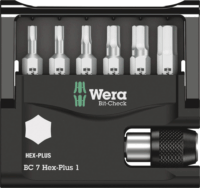 Wera BC 7 Hex-Plus 1 Imbuszkulcs bit készlet (7db / csomag)