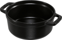 Staub La Cocotte 12cm Sütőedény kerek - Fekete