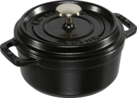 Staub La Cocotte 12cm Sütőedény kerek - Fekete