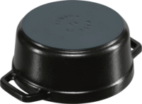 Staub La Cocotte 12cm Sütőedény kerek - Fekete