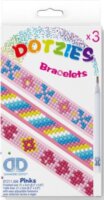 Diamond Dotz: Dotzies Gyémántszemes karkötő készítő szett - Rózsaszín