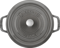 Staub La Cocotte 20cm Sütőedény kerek - Szürke