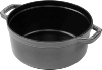 Staub La Cocotte 24cm Sütőedény kerek - Szürke