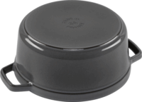 Staub La Cocotte 24cm Sütőedény kerek - Szürke