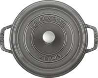 Staub La Cocotte 24cm Sütőedény kerek - Szürke