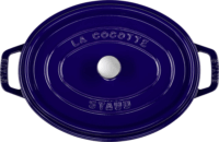 Staub La Cocotte 29cm Sütőedény óvális - Sötétkék