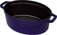 Staub La Cocotte 29cm Sütőedény óvális - Sötétkék