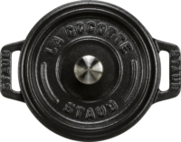 Staub Mini Cocotte 10cm Sütőedény kerek - Fekete