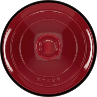 Staub Tajine 28cm Sütőedény kerek - Piros/fekete