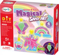 Color Day Sötétben világító homok üvegdísz készlet - Varázslat (4 db/csomag)