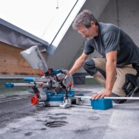 Bosch BITURBO GCM 18V-216 D Professional Solo Akkumulátoros gérvágófűrész (Akkumulátor és töltő nélkül)