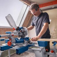 Bosch BITURBO GCM 18V-216 D Professional Solo Akkumulátoros gérvágófűrész (Akkumulátor és töltő nélkül)