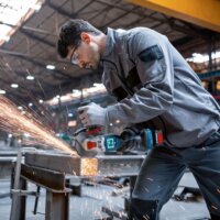 Bosch X-LOCK BITURBO GWX 18V-15 PSC Professional Solo Akkumulátoros sarokcsiszoló (Akku és töltő nélkül)