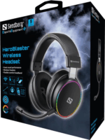 Sandberg 126-42 HeroBlaster Wireless Gaming Headset - Fekete