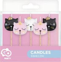 Godan Cicafejek születésnapi tortagyertya készlet (5 darabos)
