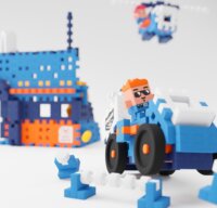 Marionex Gofri műanyag 280 darabos készlet Rendőrőrs Építőjáték