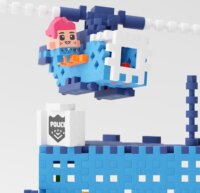 Marionex Gofri műanyag 280 darabos készlet Rendőrőrs Építőjáték