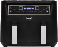 Home HG AF 24 2x3.8L Duplakosaras Forrólevegős fritőz - Fekete
