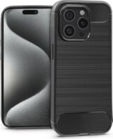 Haffner Carbon Apple iPhone 15 Pro Szilikon Tok - Fekete