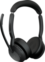 Jabra Evolve2 55 (Microsoft Teams) (USB-C) Wireless Headset + Állvány - Fekete