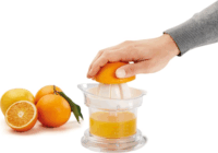 Metaltex MX252005 2 az 1ben Citrusprés - Átlátszó