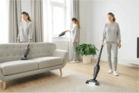 Sencor SVC 0608BK 3az 1ben Alló porszívó - Fekete