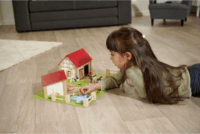 Eichhorn 20 darabos Farmgazdaság játékszett fából