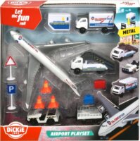 Dickie Toys 13 darabos Repülőtér játékszett