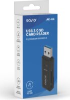 Savio AK-64 USB 3.0 SD kártyaolvasó
