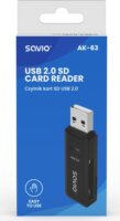 Savio AK-63 USB 2.0 SD kártyaolvasó