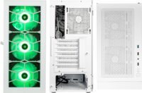 Kolink Observatory HF GLASS ARGB Számítógépház - Fehér