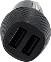 Avax CC301B Carly 2x USB-A Autós töltő - Fekete (12W)