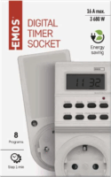 Emos P5521N Digitális Időzítőkapcsoló aljzat