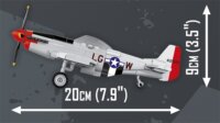 Cobi Top Gun P-51D Mustang repülőgép 150 darabos építő készlet