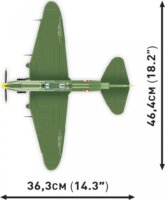 Cobi Historical Collection WWI IL-2M3 Shturmovik repülőgép 625 darabos építő készlet
