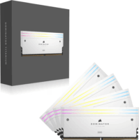Corsair 64GB / 6000 Dominator Titanium RGB White (Intel XMP) DDR5 RAM KIT (4x16GB)