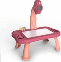 Projektoros rajztábla asztal 35 x 25 x 45cm - Rózsaszín