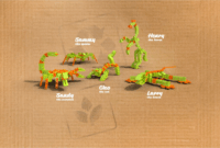 Fischertechnik 563576 Animal Friends 222 darabos kreatív építőjáték