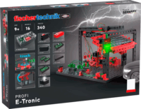 Fischertechnik 559883 E-Tronic 340 darabos kreatív építőjáték