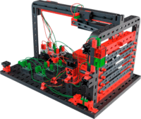 Fischertechnik 559883 E-Tronic 340 darabos kreatív építőjáték