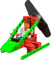 Fischertechnik 544616 Solar 80 darabos Építőjáték